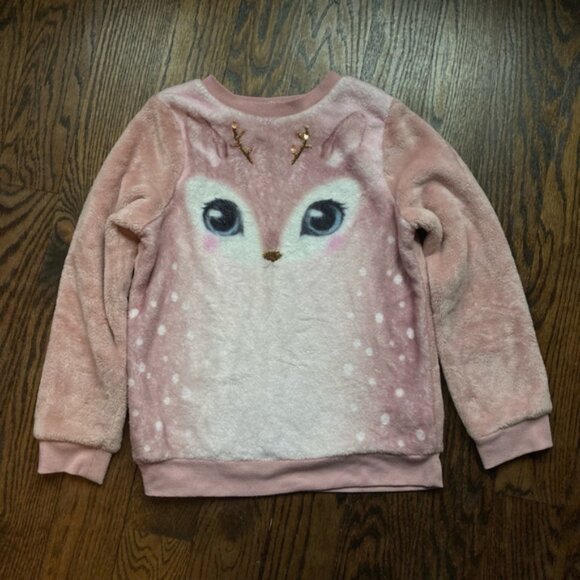 Other - Girls HM Pink Deer Sweater 6-8